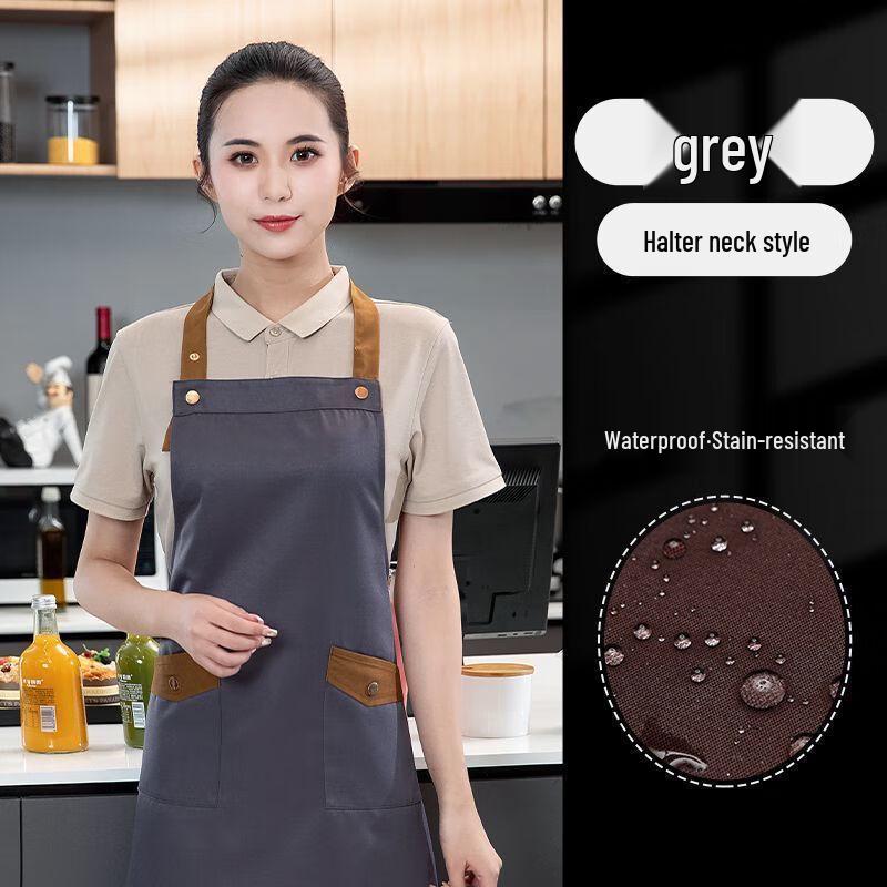 Waterproof Oil-Proof Adjustable Canvas Apron