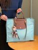 Cartella 2025 con Intarsio di Drago: Borsa a Mano Versatile, Borsa Tote e per Laptop ad Ampia Capacità