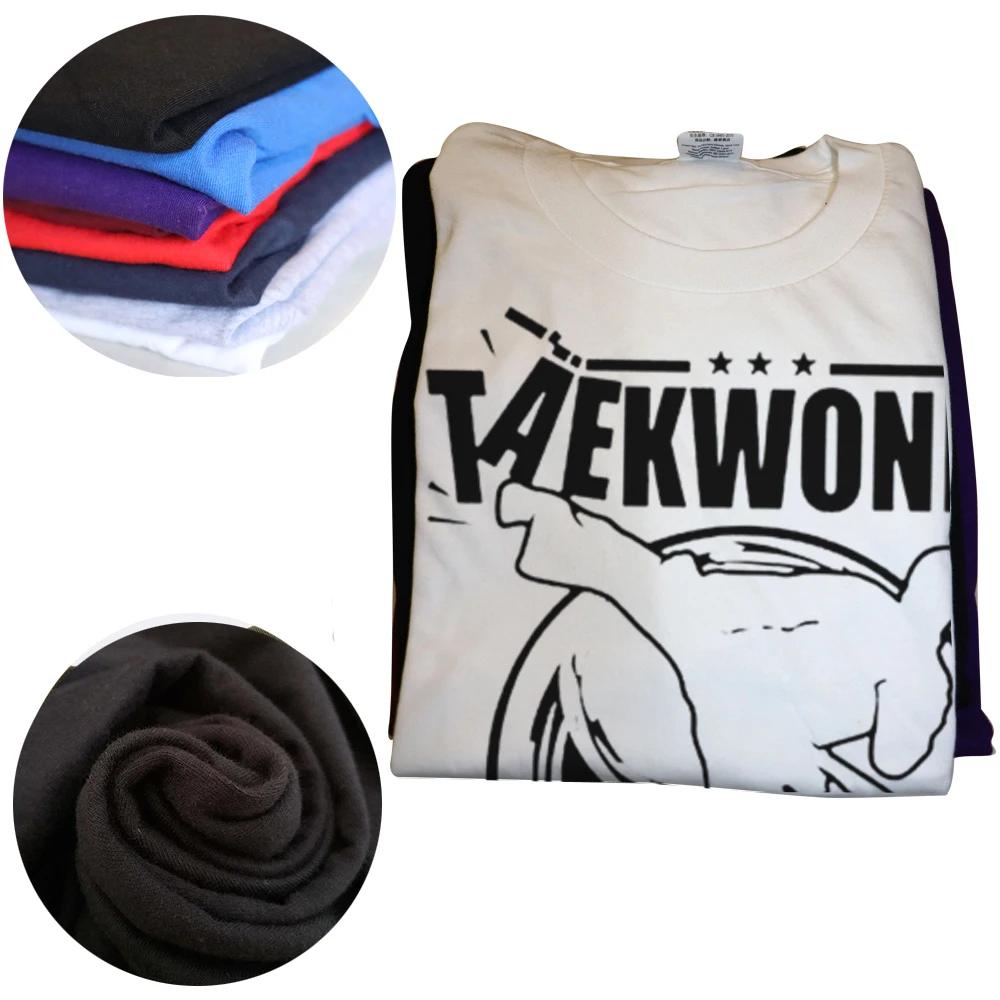 Funny Taekwondo Tae KwonDo Korean Martial Arts Kick Fighting T Shirts Graphic Streetwear Short Sleeve Birthday Gifts Tshirt