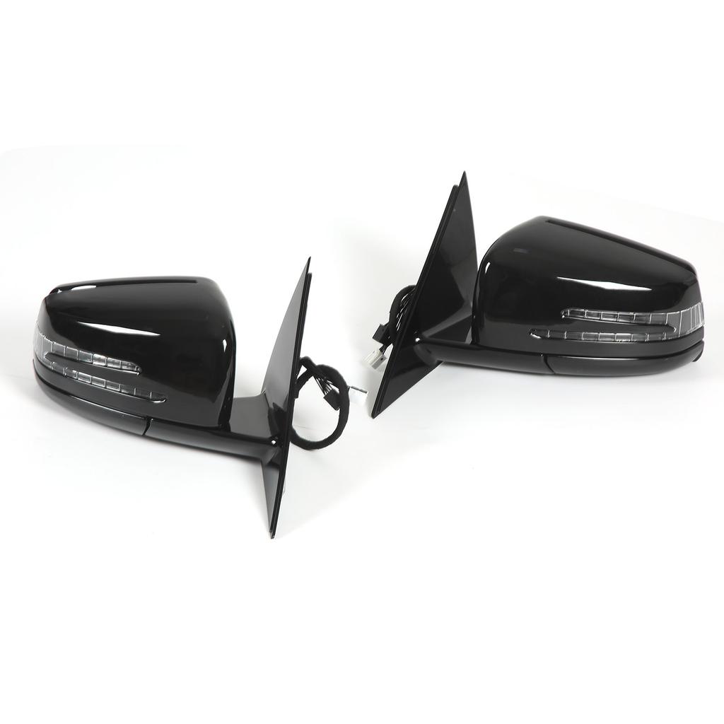 Side Power Door Mirror 2218100576 Heating Folding Turn Signal Mirror Replacement for Benz S Class W221 2007‑2013