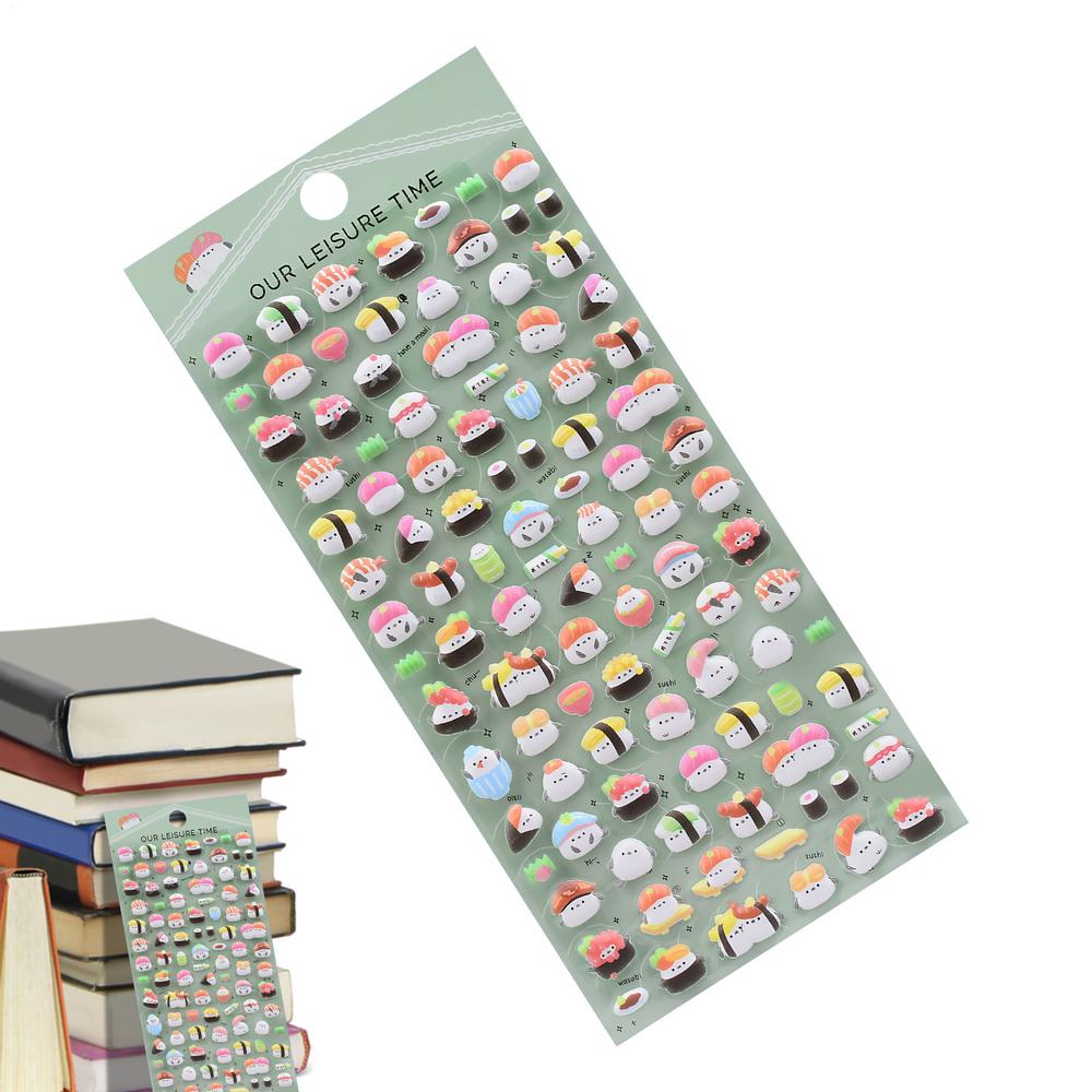 

3D Stickers Cute Animal Scrapbook Supplies Decorative Funny Laptop Stickers for Notebook Pencil Case Tablet Cup Luggage Phone