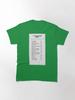 "A THOUSAND SUNS" CARTOON RECEIPT Classic T-Shirt