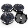 2026 Hot 4PCS 56mm 60mm Unversal Spider Web Badge Emblem Stickers Car Wheel Hub Center Caps Rim Cover For Ford BMW Tesla Mazda Honda VW CVA8
