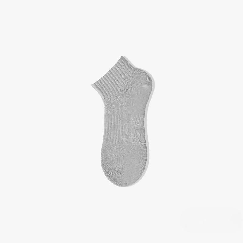 

Мужские летние тонкие износостойкие антипиллинговые антибактериальные антизапаховые антиберибери потные носки 1 pair серый