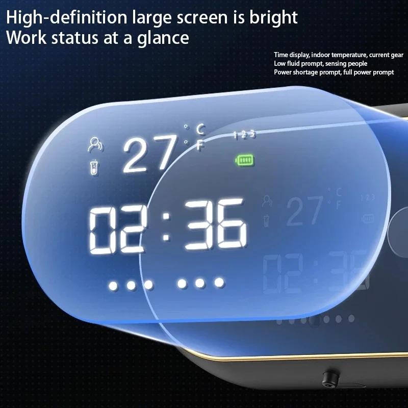 Nowy ścienny dozownik mydła Indukcyjny automatyczny bezdotykowy dozownik mydła USB Akumulatorowa elektryczna maszyna do dezynfekcji rąk