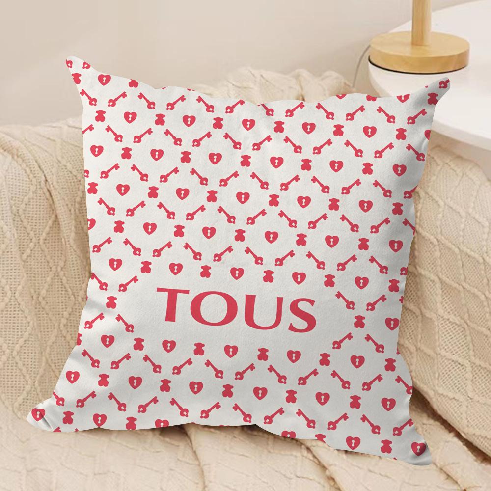 Fashion TTTousLuxury Cushion Cover Silky Short Plush Invisible Zipper Dustproof Sofa Pillow Case For Home Decor