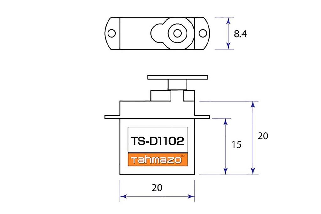 OK model (OK Mokei) Tahmazo servo TS-D1102 48905