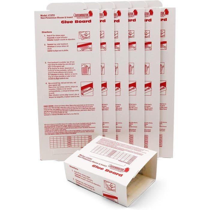 Catchmaster 72tc trappole adesive per topi 72x pre-escaate multi-cattura soluzione naturale contro roditori