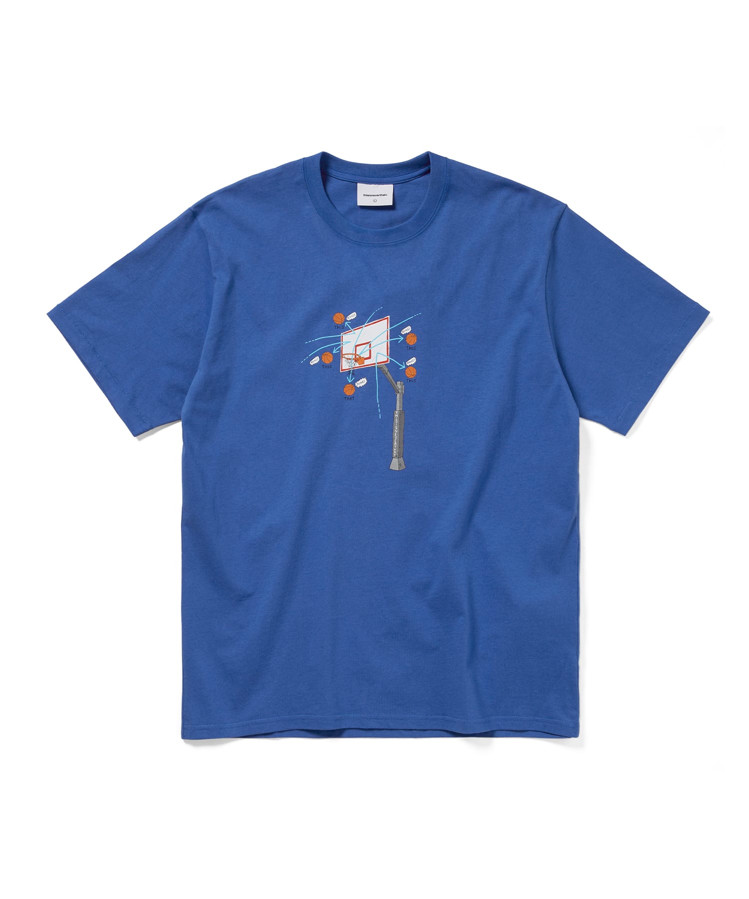 This Is Never That Looking Tee Blue L