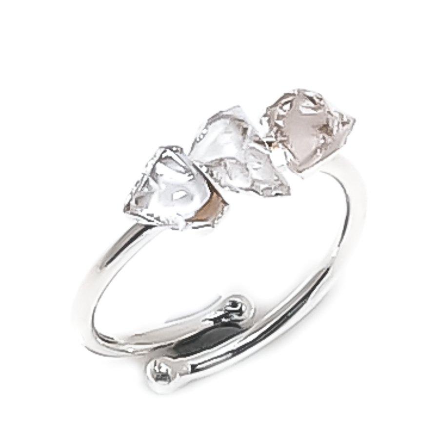 

Кристалл Необработанный Драгоценный Камень 925 Стерлинговое Серебро Ювелирное Кольцо Размер Регулируемый