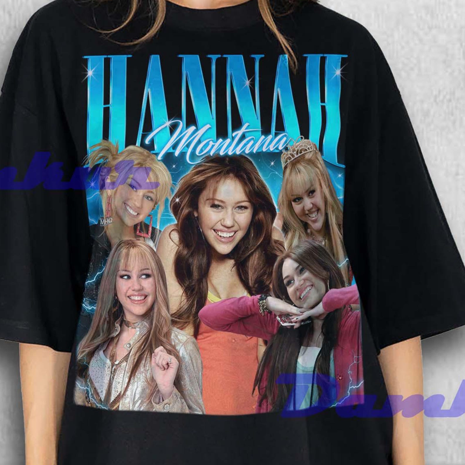 Hannah Montana Shirt, Hannah Montana Retro TShirt, Hannah Montana Vintage American Sitcom, Hannah Montana Tees, Hip Hop Rap T-shirt 3XL