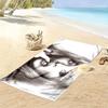 Sabrina Print Beach Towel, Large Soft Quick Dry Towel for Beach Camping Swimming