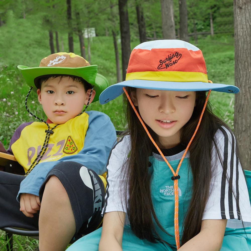 Waterproof Denim Bucket Hat Big Brimmed Panama Hat Fashion Sun Protection Hat  Camping