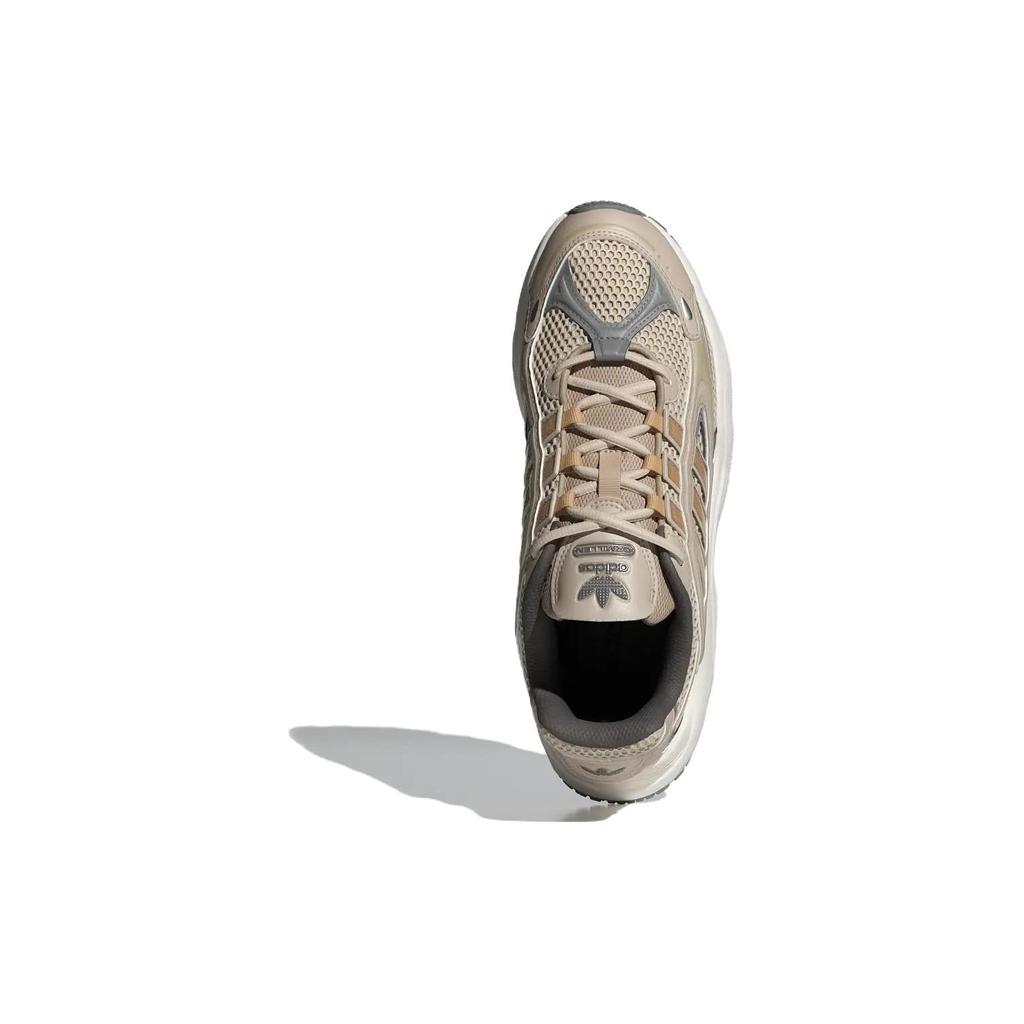 Adidas Ozmillen Aluminium Magic Beige Unisex Sneakers Tan Grey-Three IE3517