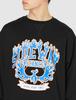 Sweatshirt Sweatshirt crew neck print sweatshirt for men 70068 Black M [IMPROVES] [SIDEWAYSTANCE]