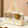 Women's Makeup Bag Waterproof Transparent Pouch Large Capacity Bath Bag Travel Essential Cosmetics Organizer Toilet Storage Bag