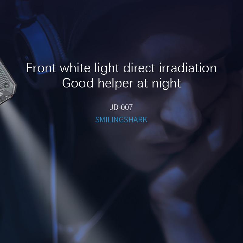 Outdoor Red Blue Strobe Light Police Light Warning Lights Usb Rechargeable Flashlight Shoulder Clip Flashing