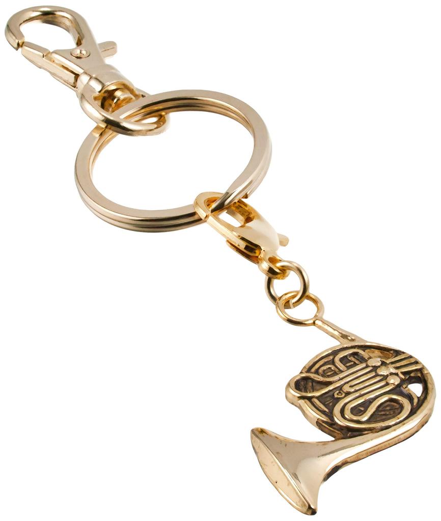 Nakano Brass Band Keychain, Horn, Gold, MM120KHHRG