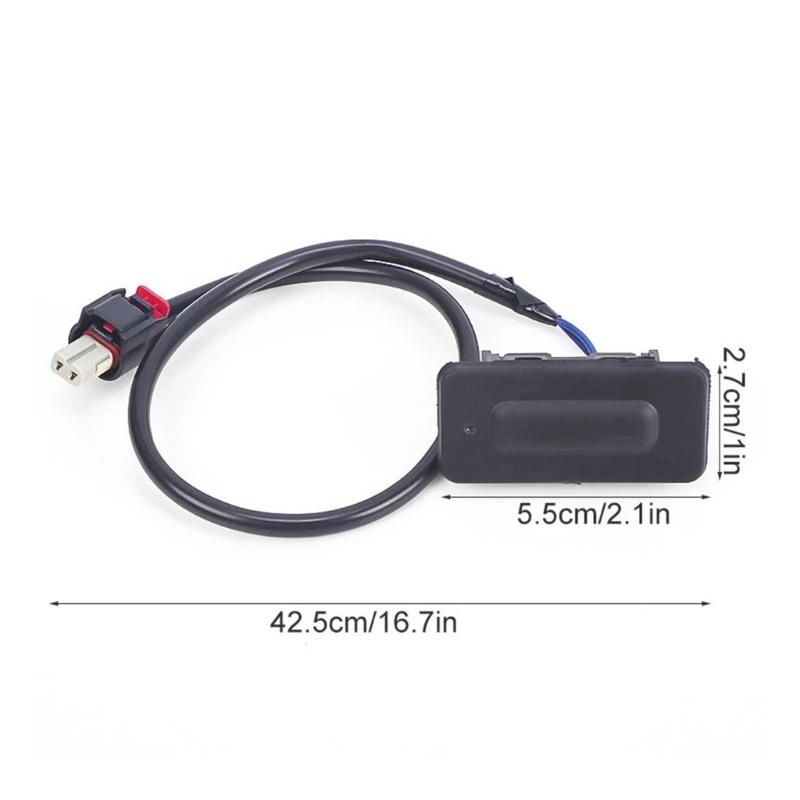 84413809 84758465 Direct Fit Rear Gate Button Assembly with Attached Wire Lead for 2019-2021 Full-Size Pickup Applications and Access Control Service