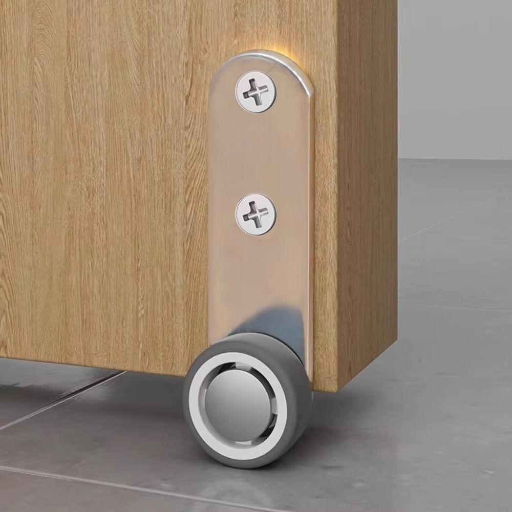 1/2Sets Low Friction Dining Table Glidewheel Wear Resistant Rubber Wheel  Household Moving Tool