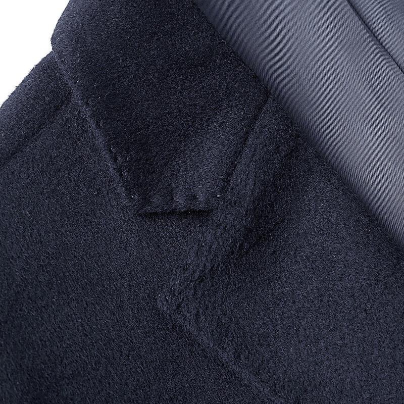 MONTAGUT Men's Luxury Winter Wool Cashmere Silk Suit