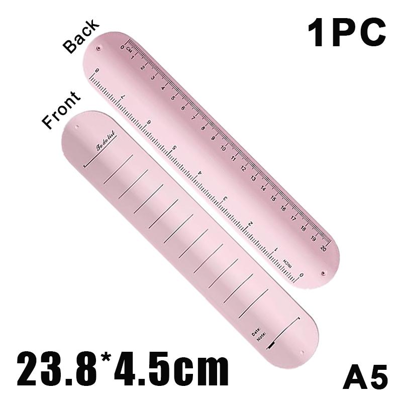 Silicone Wristband Wristband Notebook Reusable Erasable To-Do List Bracelet Curve Ruler Multi-Functional