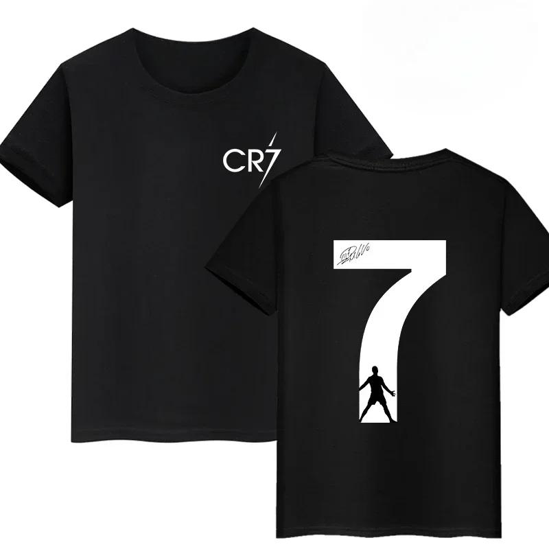 New Arrival Mens Clothes Tee Shirt Homme Graphic T-Shirts Men Tshirt for Men Ropa Hombre Ronaldo Double-sided Print 71071