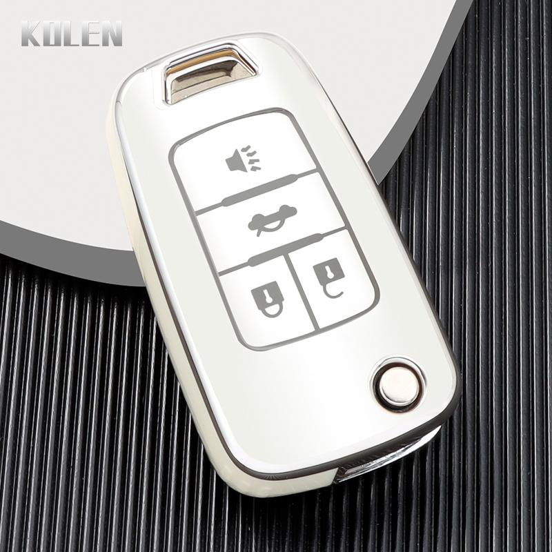 New Tpu Car Flip Key Case Cover Shell For Chevrolet Cruze Aveo Trax Sail Malibu For Opel Vauxhall Astra Corsa Meriva Insignia