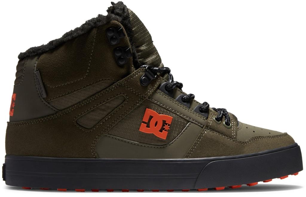 Sneakers DC Shoes Pure High Top Wc Wnt Dusty Olive/orange
