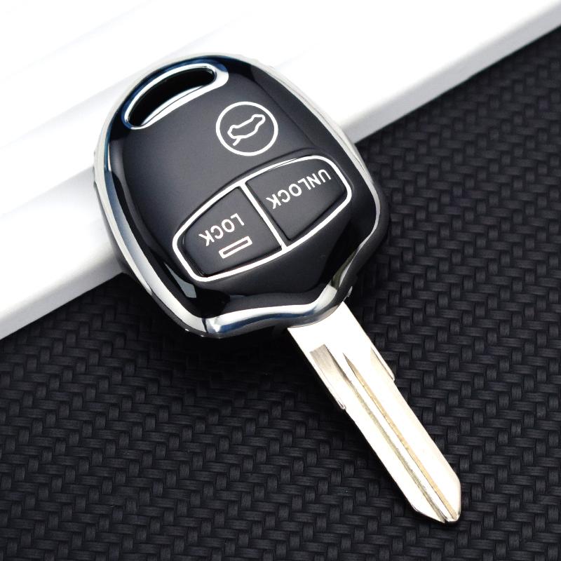 2 3 Tasten NEU TPU Autoschlüssel Hülle Cover Shell Fob für Mitsubishi Evolution Lancer EX Grandis Outlander Triton Pajero ASX Geschützt