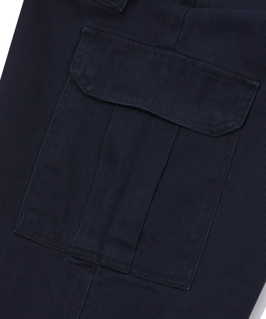 BEENTRILL Essential Twill Cotton Cargo Pants (Light Indigo)