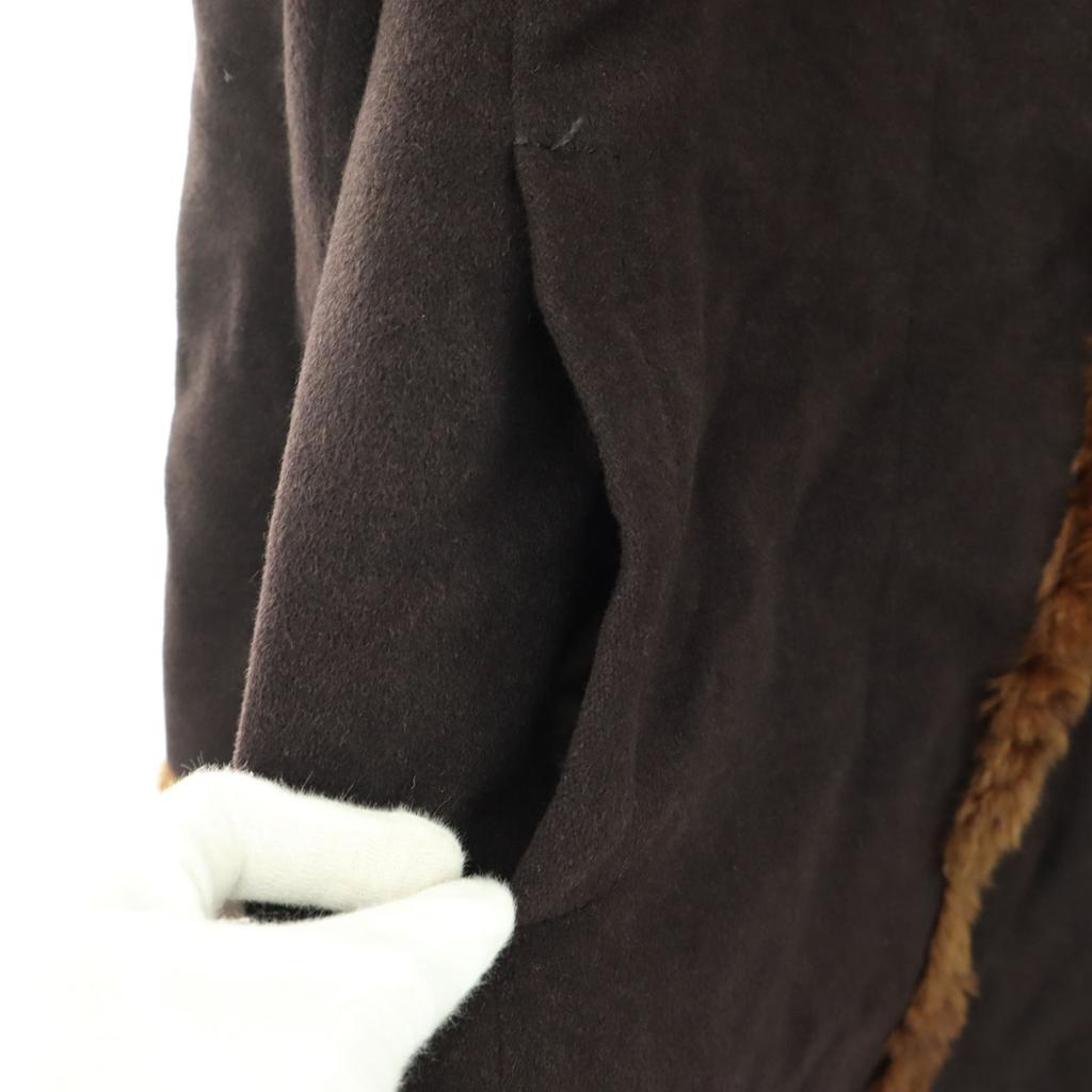 Beauty Products Allegri Made In Japan Long Sleeve Angola Coat 11AR Brown Women Used
