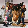 Personalized Custom Name Blanket - Juice WRLD Print Design,Blanket for Sofa,Bed,Travel,Camping - Soft and Warm, Great Gift