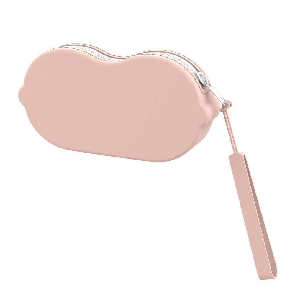 Solid Color Silicone Glasses Bag Zipper Closure Eyewear Organizer Cosmetic Pouch Trendsetters