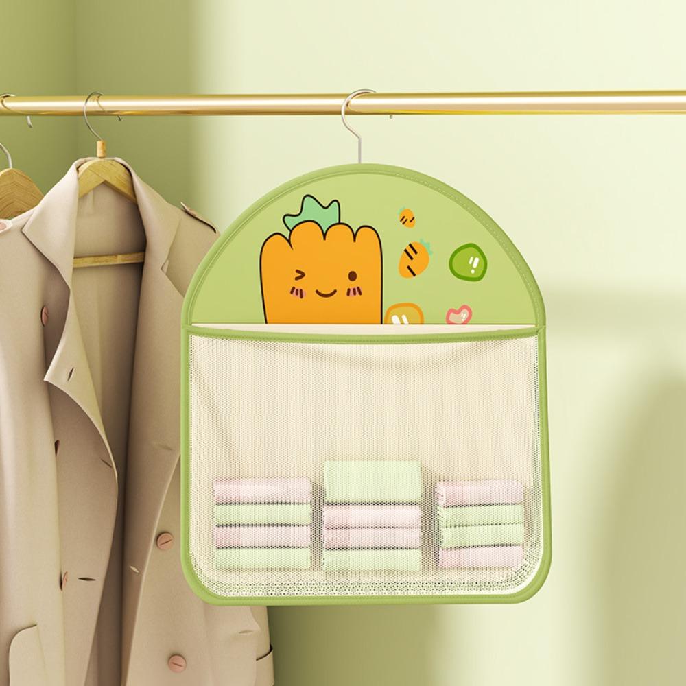 

Multi-layer Storage Mesh Bag Save Space Rabbit Mesh Organizing Bag Dormitory Storage Tool Green First Floor