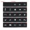 Car LED DRL Light Packing Radar Power On Off Camera Mirror heating Exhaust Switch Button For VW Golf 6 Jetta 5 MK5 EOS Scirocco