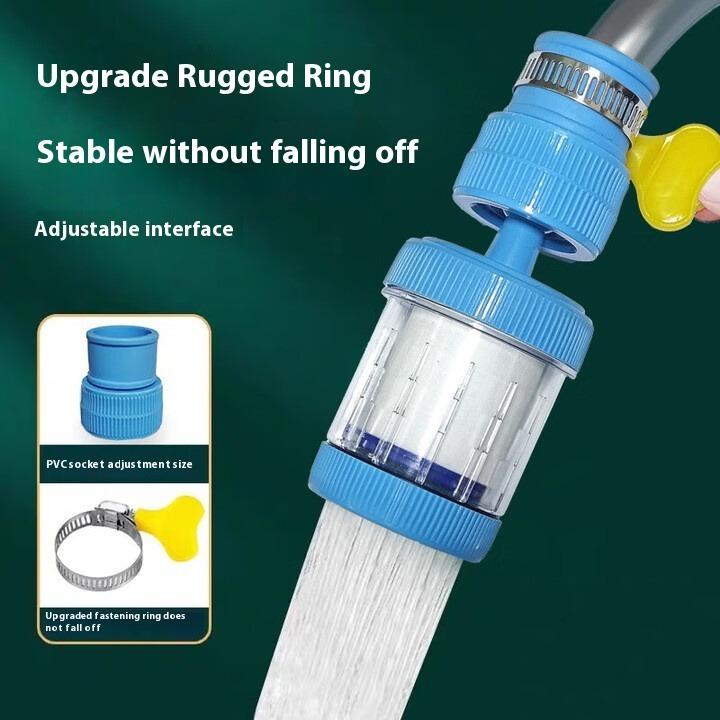 5PCS New Practical Water Filter Faucet  Save Water Splash-proof Bathroom Filter Easy To Install Faucet Sprayer for Kitchen Decor