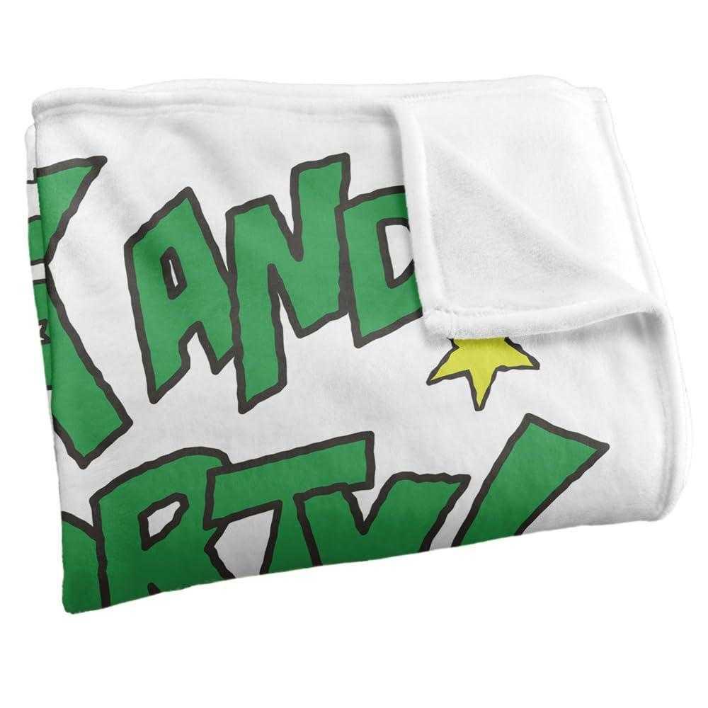 Rick And Morty Spaceship Soft Touch Blanket