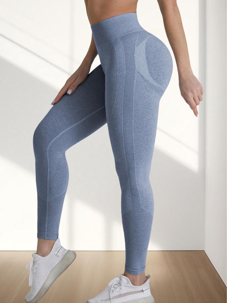 Europäische & Amerikanische Nahtlose Yoga Leggings: Damen High-Waist Schnelltrocknende Fitnesshose