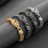 8mm Dragon Bracelet for Men Boy Tennis Chain Jewelry - Stainless Steel 304 - KB204076-MZOZ