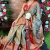 Beautiful Rich Pallu And Jacquard Work On All Over Saree