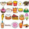 Cartoon Food Croc Charms: DIY PVC Shoe Accessories & Decorative Buckles