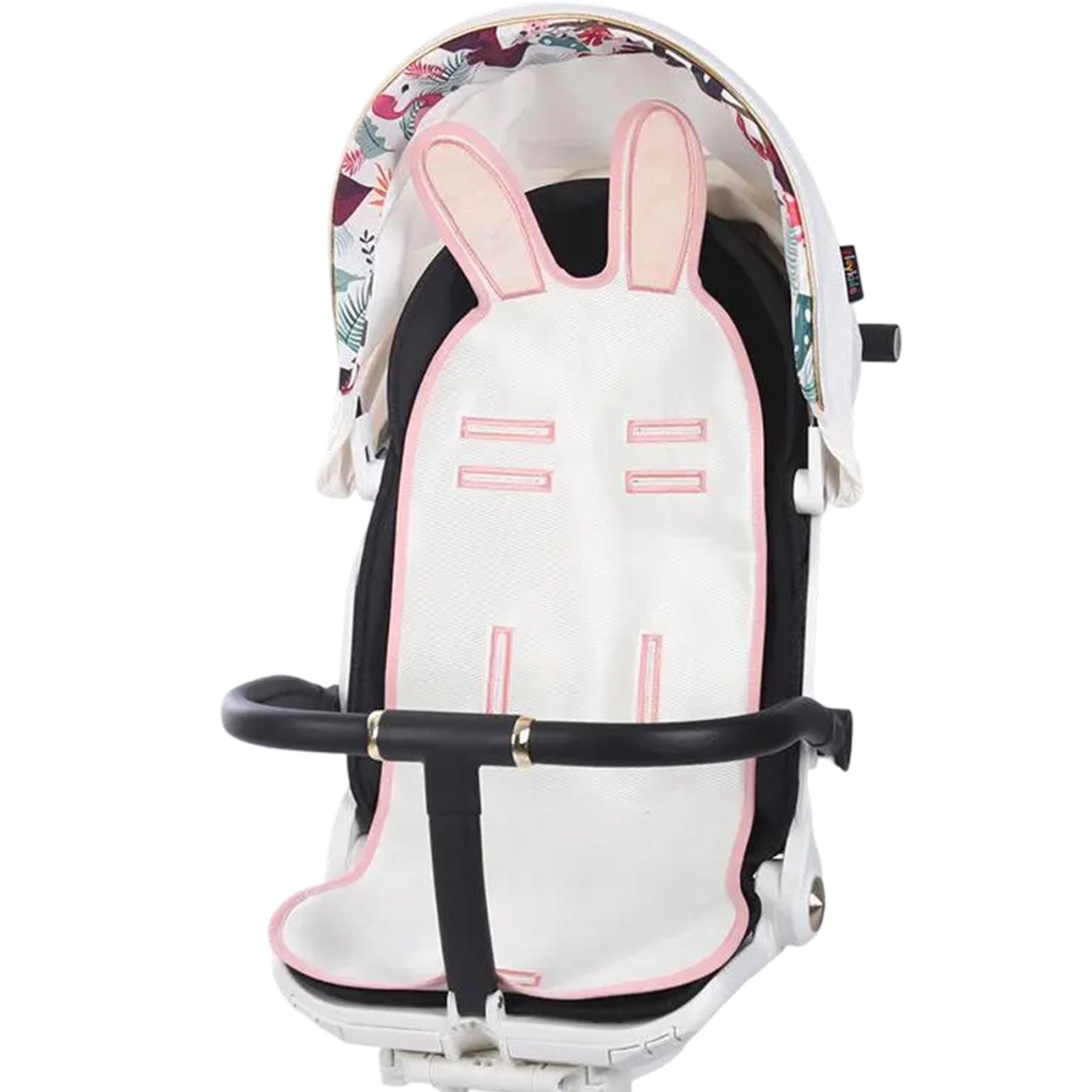 

Многофункциональный вкладыш для детского автокресла, охлаждающий коврик из ледяного шелка с дышащей тканью для колясок и высоких стульчиков 2