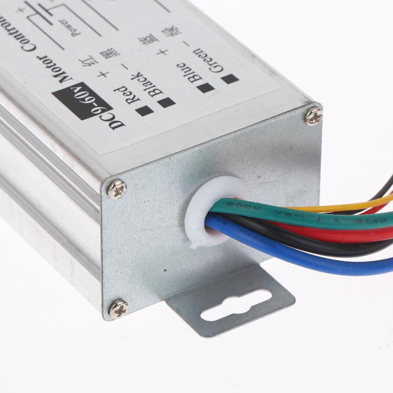 1 Stück PWM Drehzahlregler Stufenloser Gleichstrommotor Drehzahlregler DC 9V-60V 12V 24V 60V 20A Motor Pulsweitenmodulator Regler