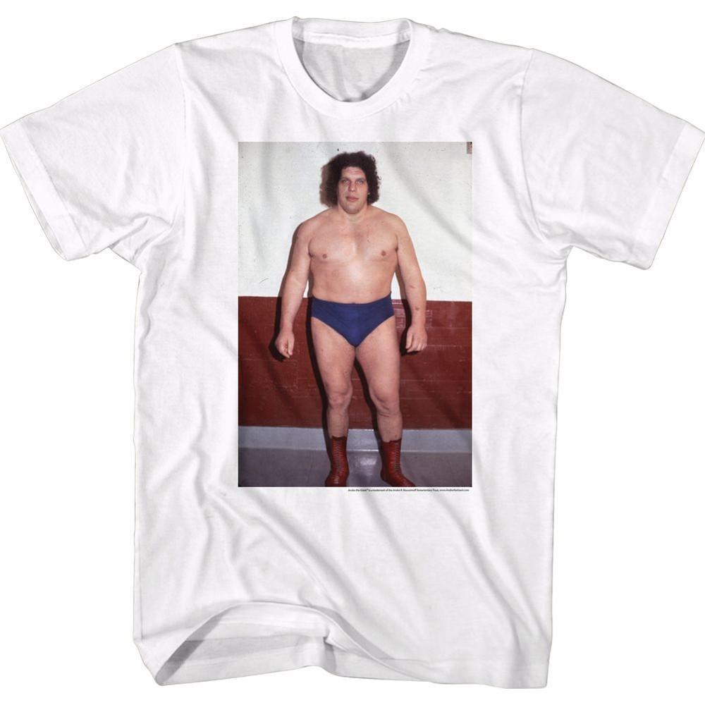 Andre The Giant Striking White Icon Shirt S