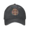 Fashion Cotton Saint Benedict Medal Baseball Cap Women Unisex Custom Adjustable Adult Jesus Catholic Dad Hat Hip Hop