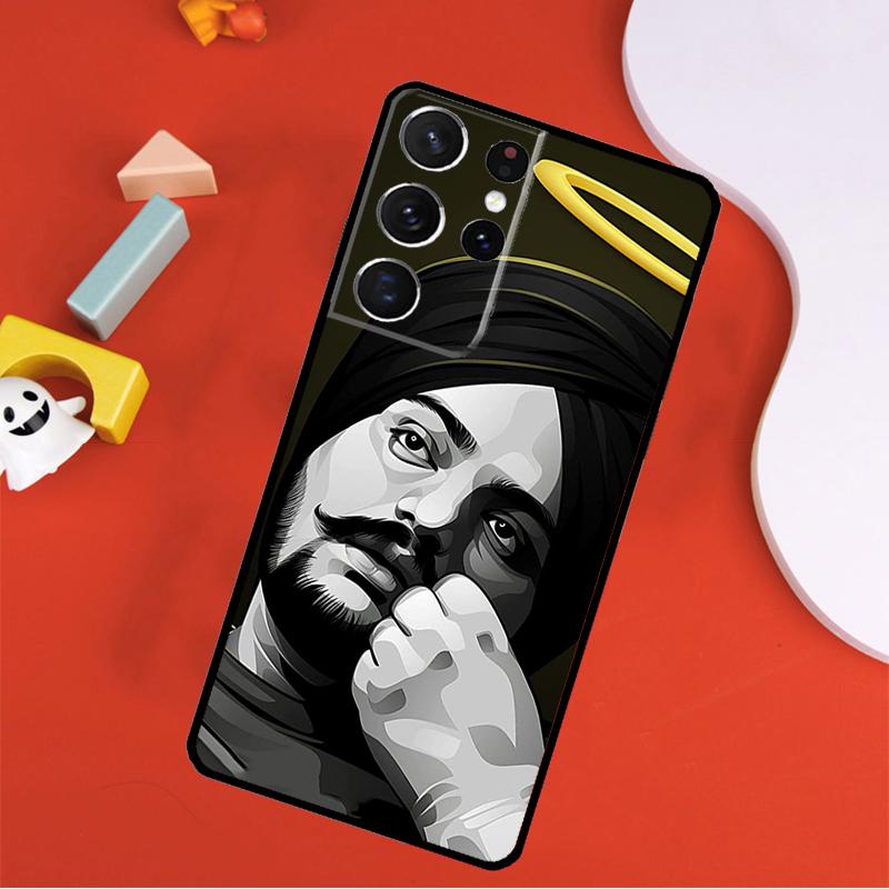 Hot Sidhu Moosewala Phone Case For Samsung Galaxy S25 Ultra S24 Ultra S9 S10 S20 S21 S22 S23 Plus S24 FE Cover