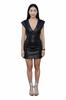 Genuine Handmade Casual Leather Lambskin Soft Black Dress Party Women's Stylish