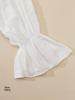 Long-Sleeve Bamboo Cotton Beach Cover-Up with Front Tie for Women