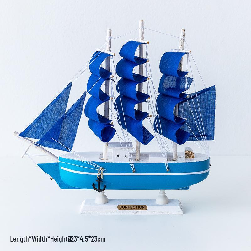 Sailboat Ornament: Creative Home Décor for Living Room, Wine Cabinet, Graduation Gift, or Office Desktop